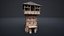 WATCHTOWER PLATFORM MEDIEVAL SLAVIC TOWER VILLAGE COLLECTION AAA