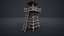 WATCHTOWER PLATFORM MEDIEVAL SLAVIC TOWER VILLAGE COLLECTION AAA