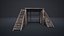 WATCHTOWER PLATFORM MEDIEVAL SLAVIC TOWER VILLAGE COLLECTION AAA