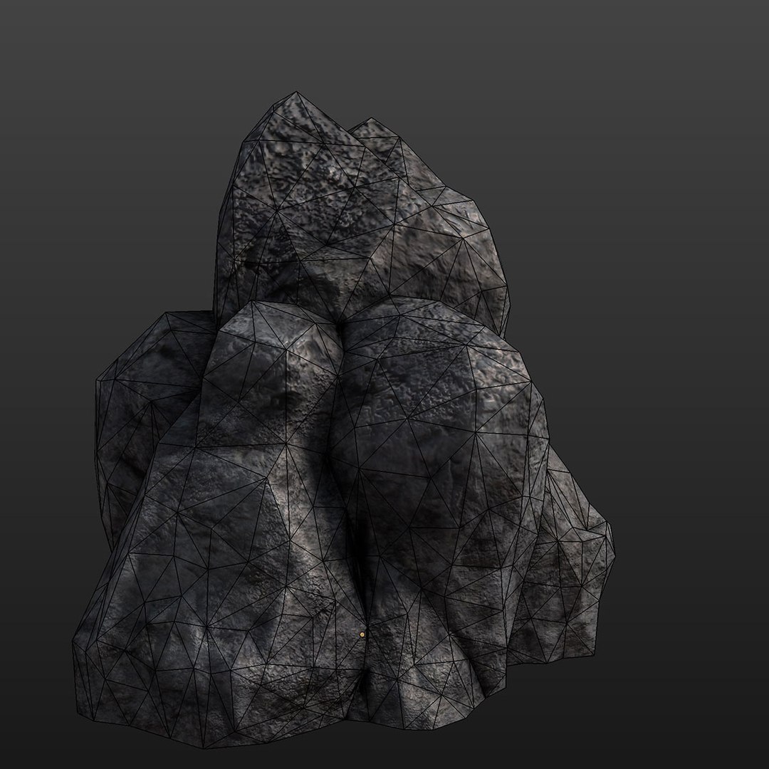 rock large 3d model
