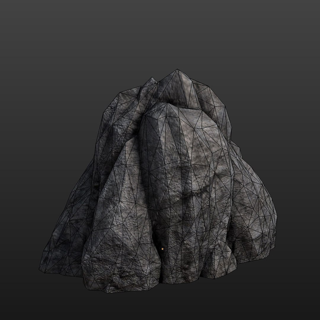 rock large 3d model