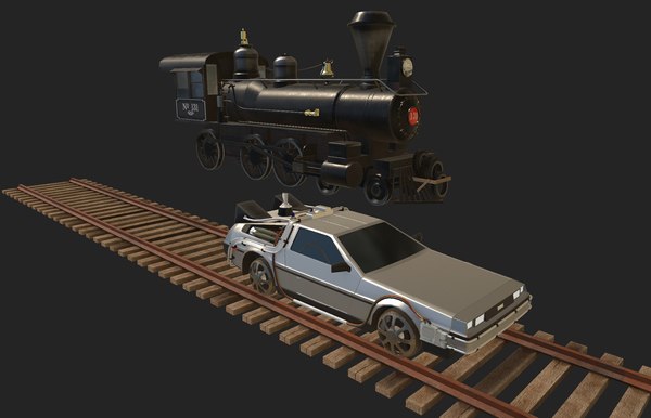 バック・トゥ・ザ・フューチャー 3 - デロリアンと機関車3D