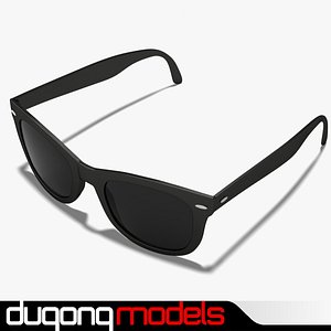 glasses sunglasses 3d model