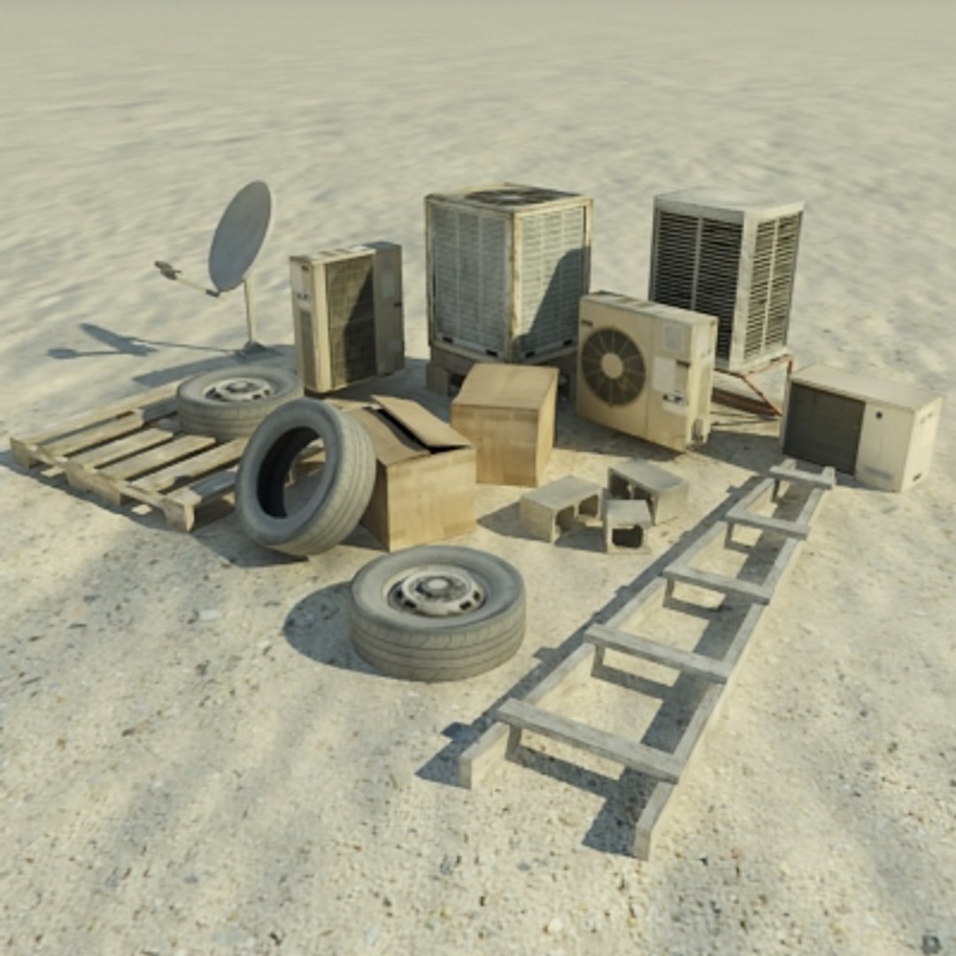 Truax Arab Street Props 3d Max