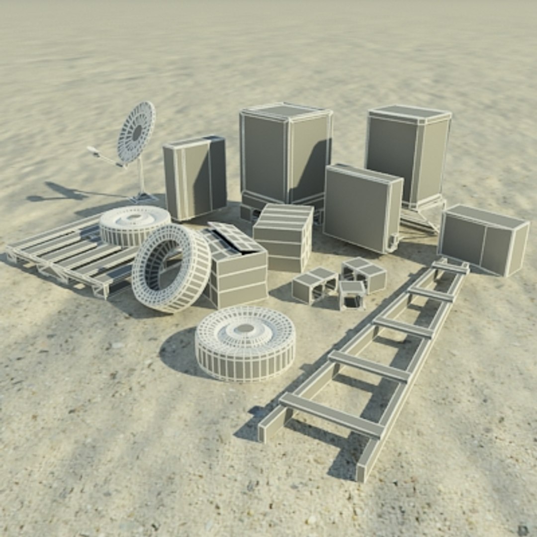 Truax Arab Street Props 3d Max