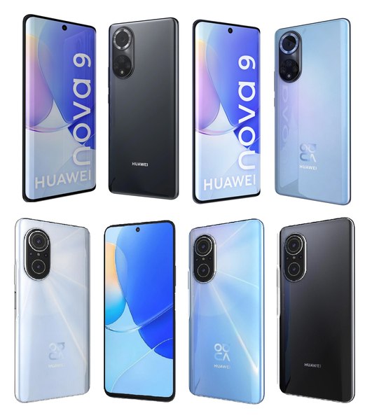 Huawei Nova 9 And SE 3D model