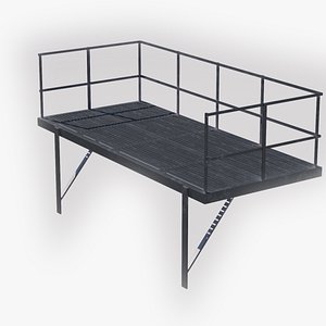3D Escape stairs03