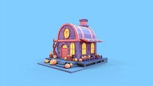3D model Stylized Halloween Treasure