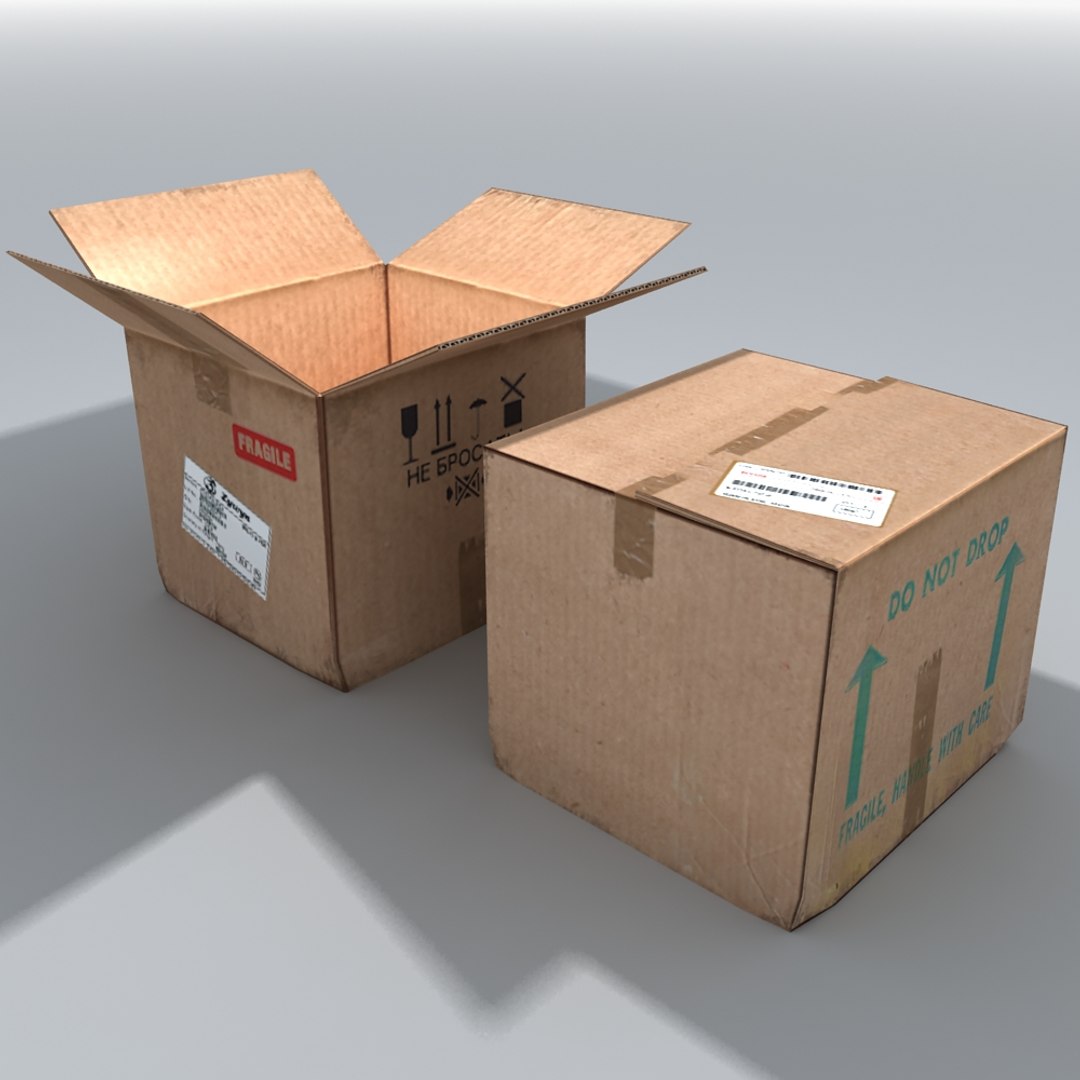 3д модели коробок. 3ds Max model Box. Cardboard Box 1010х440х440. Картонная коробка 3d. Коробка 3d модель.