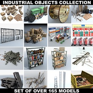 object industrial factory 3D model