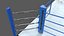 Модульные профессиональные боксерские ринги PBR 18x18 футов