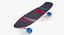 Longboards Set 3D model
