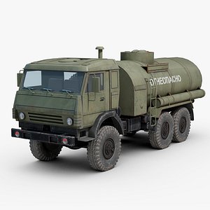 KAMAZ Fuel Truck 3D