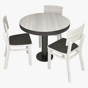 table chairs 3D model