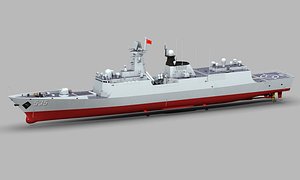 Chinese Navy Type 054A Frigate 3D model