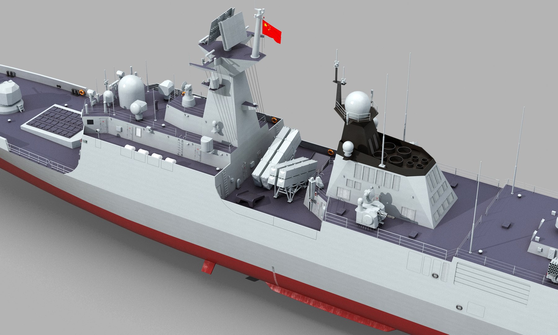 Chinese Navy Type 054A Frigate 3D Model - TurboSquid 2012947