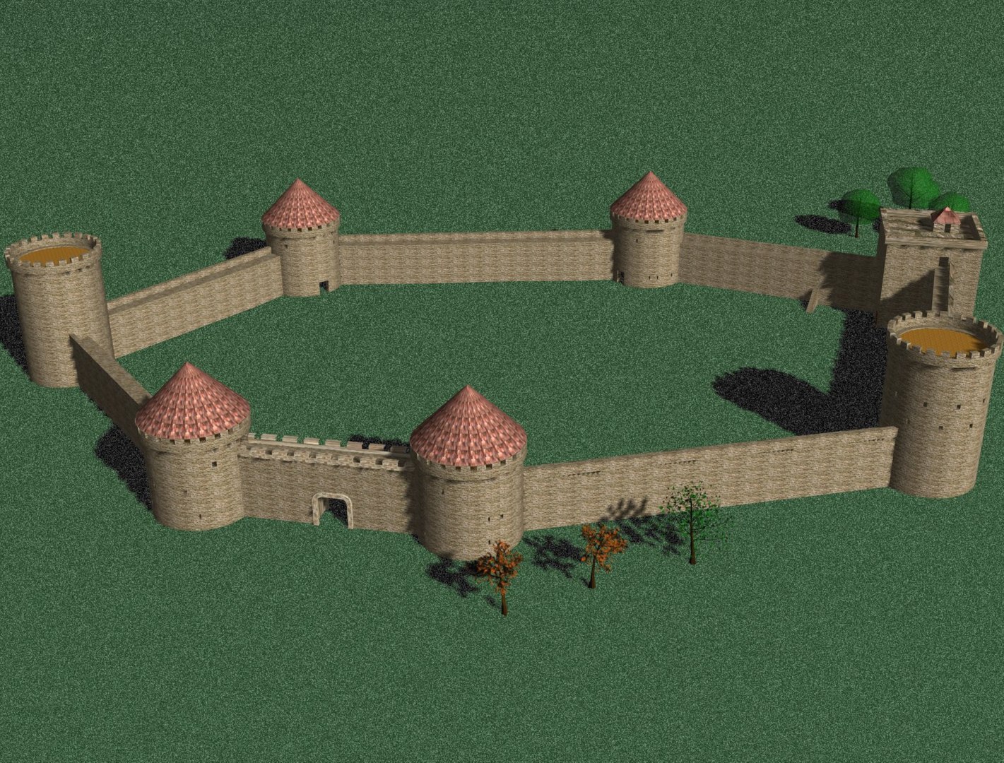 Free Max Mode Castle Towers