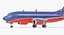 boeing 737-700 interior southwest 3D model