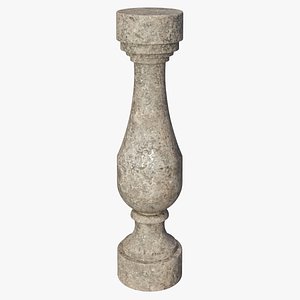 Stone Simple Baluster 3D