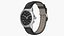 Chronograph Watch Leather Bracelet Closed