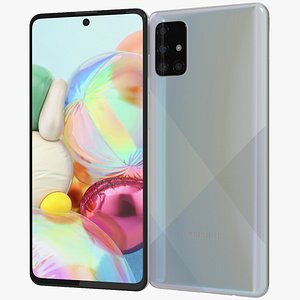 realistic samsung galaxy a71 3D
