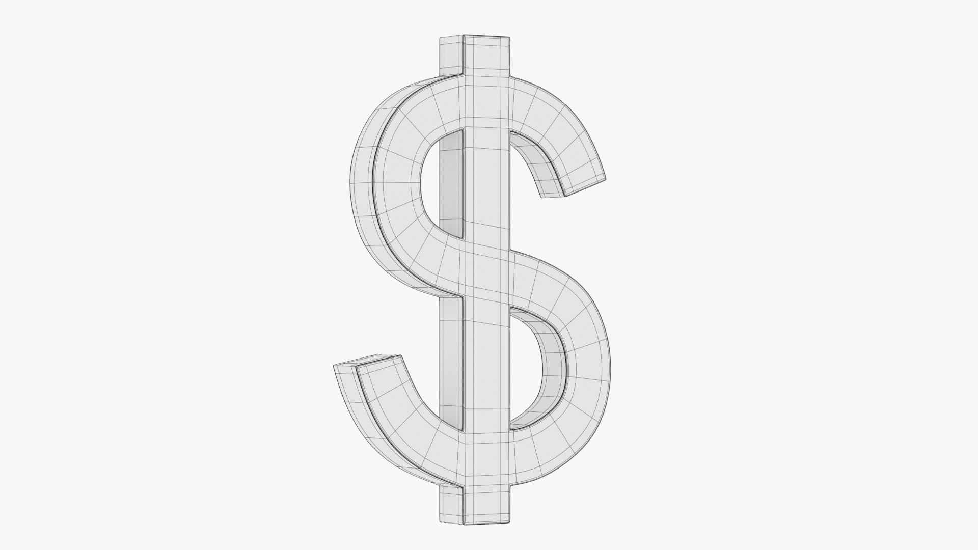 3D Dollar Currency Sign Model - TurboSquid 2067482
