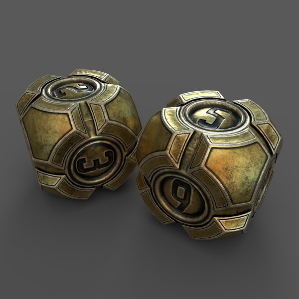 dices gold 3D