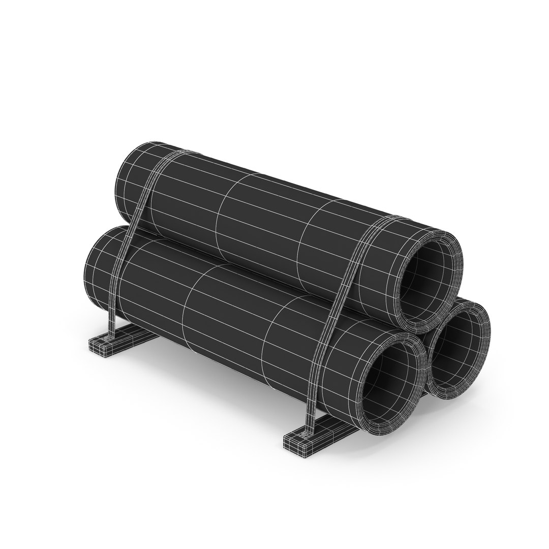 Concrete Pipes Model - TurboSquid 1991261