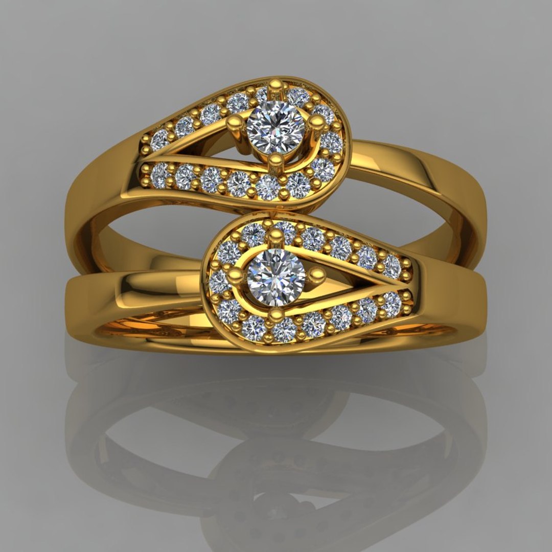 3D designer ring model - TurboSquid 1165064