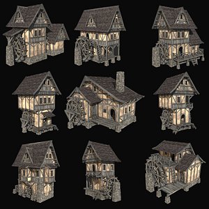 Minecraft Medieval Building Pack Modelo 3D - TurboSquid 1028410