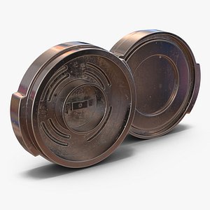 Industrial Anodized End Cap 4 3D Model