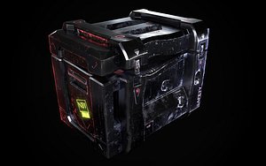 3D sci-fi chest