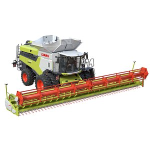 Claas Lexion Wheeled with Combine Harvester