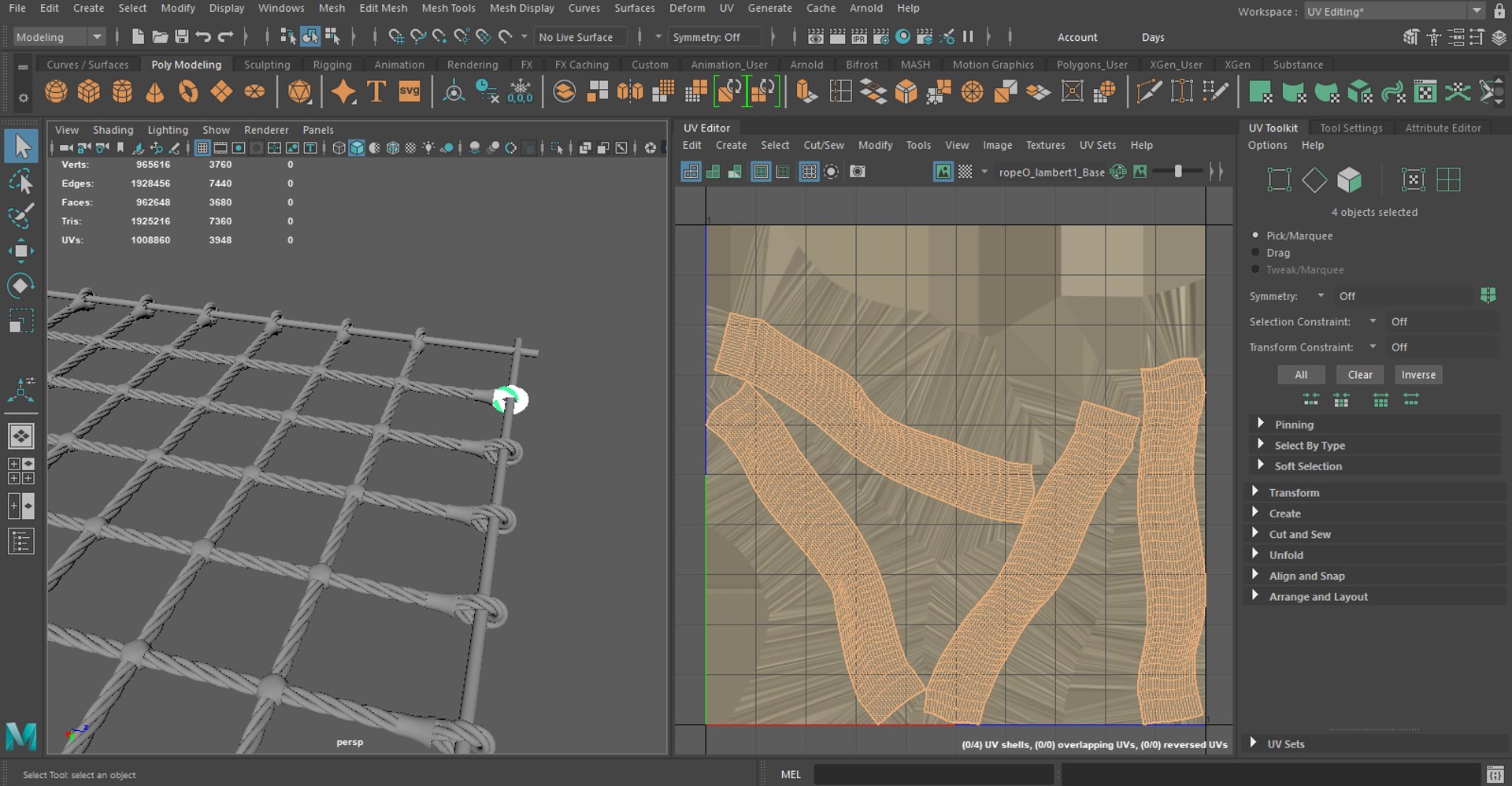 3D Model Realistic Rope - TurboSquid 1639589