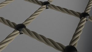 3D model realistic rope