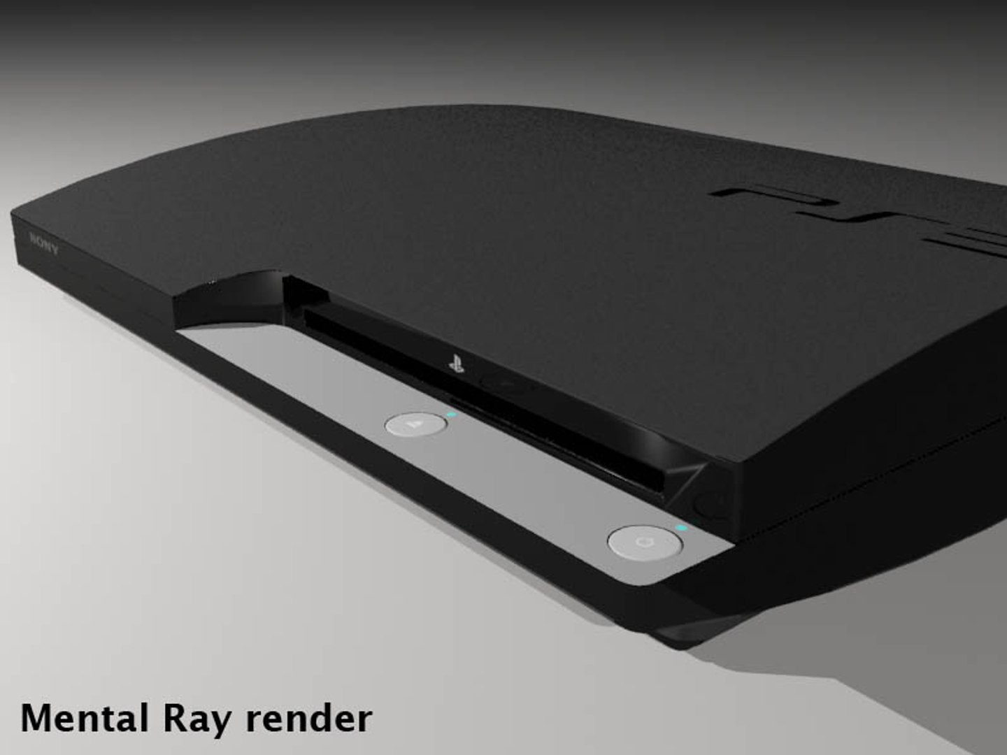 Ps3 Slim Playstation 3 3d Model