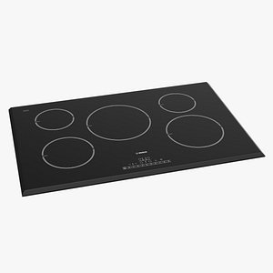 5 Zone Induction Hob Bosch 3D Model