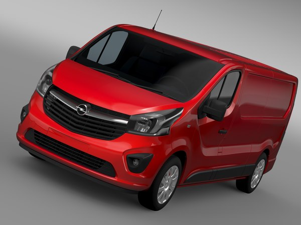 3d opel vivaro 2015 l2h1 model