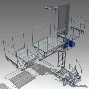 climbing platform work 3ds