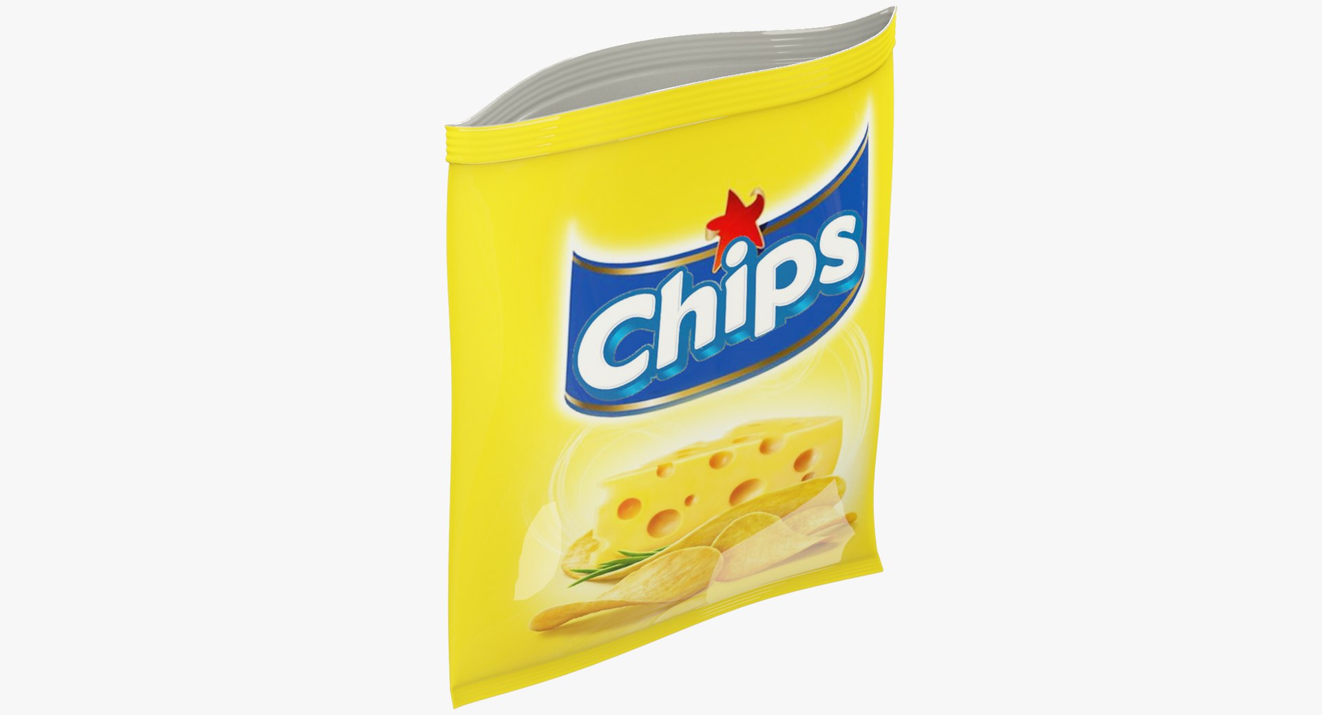 Chips Pack 3D Model - TurboSquid 1252096