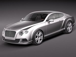 bentley continental gt 2012 3d model