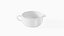 White Tableware Set and Plates 3D model