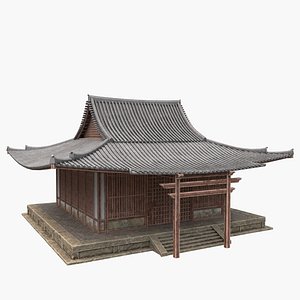 3D model japanese house