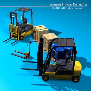 obj forklift pallet truck