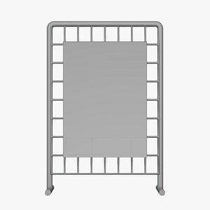 3D model Basic Wire Display Stand - Geometry Only No Textures No Materials