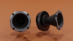 Tweeter- Driver cornet - 02 Blender 3d
