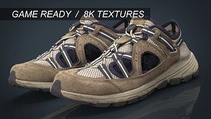 obj realistic sneakers