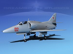 skyhawk douglas a-4 a-4g 3d 3ds