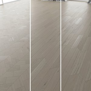 3D parquet oak mist new model