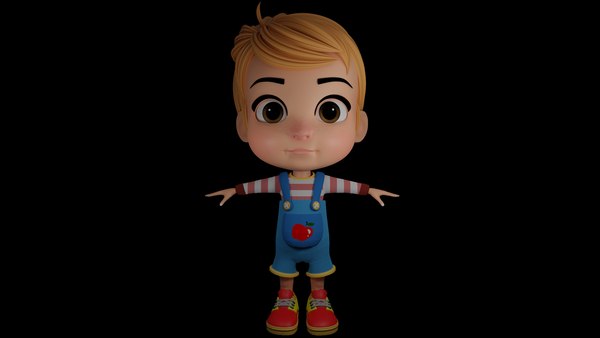 3D model Cartoon Boy - RIGGED